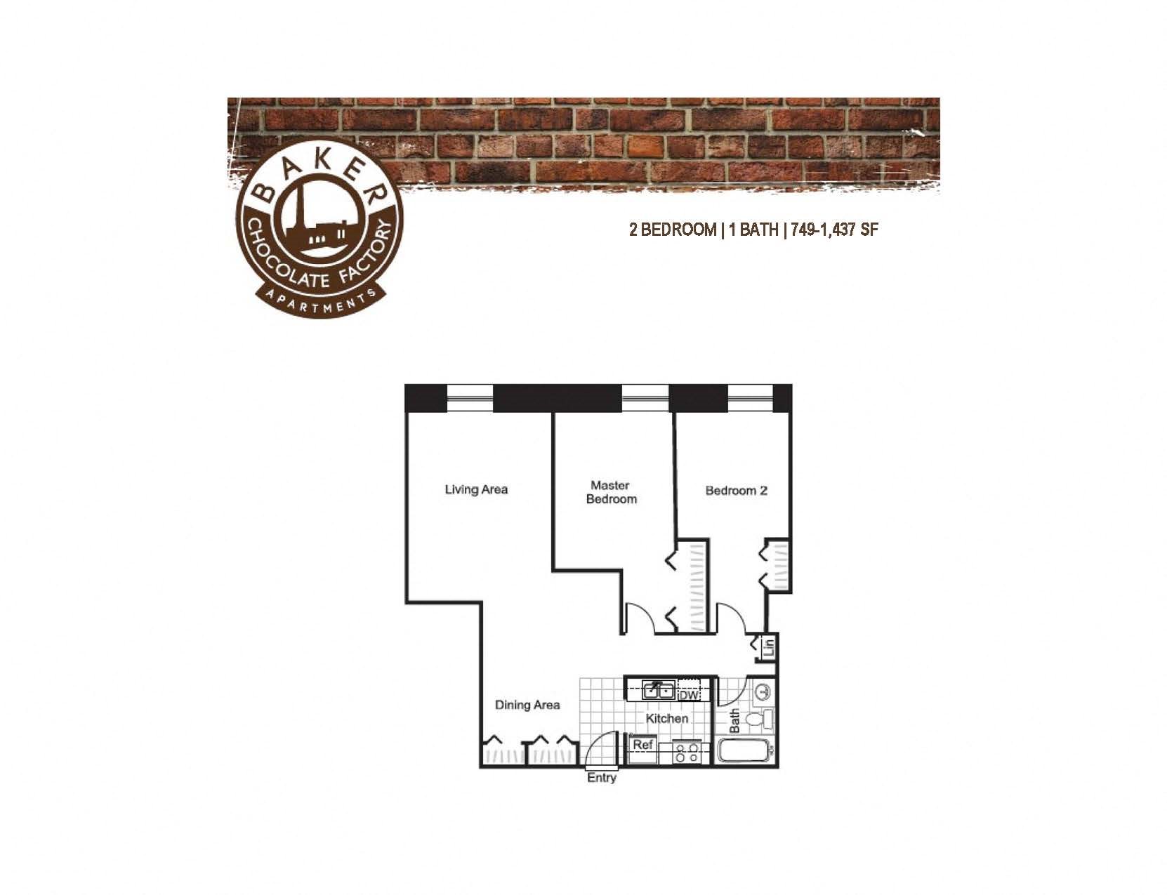 Floor Plans of Baker Chocolate Factory in Dorchester, MA